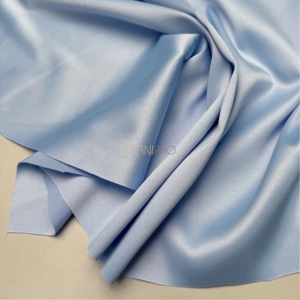 Атлас плотный цвет голубой небесный, арт. A2095-5