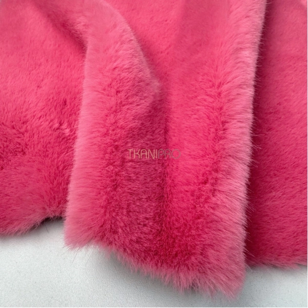 Норка искусственный мех, арт. ON1028-14 цвет фуксия