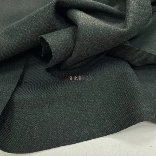 Костюмная плотная ткань цвет зелёный, арт. KD1974-5