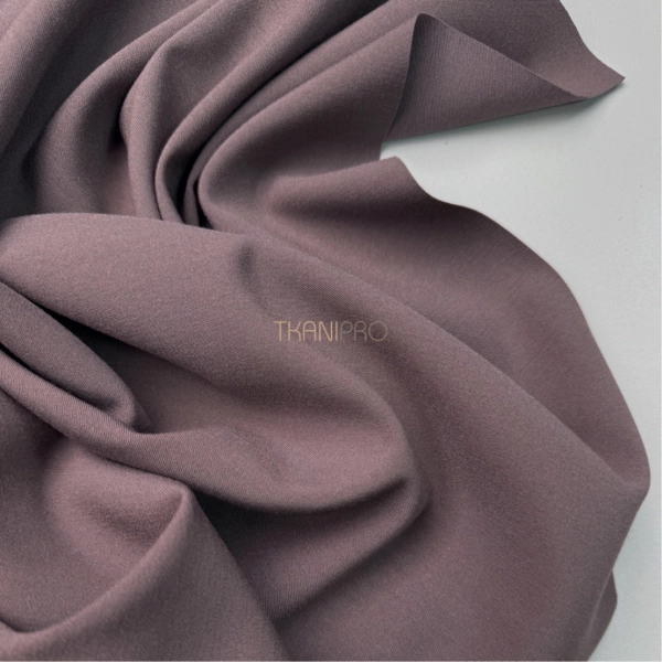 Костюмная ткань с вискозой цвет кофейный сиреневый, арт. K1945-6