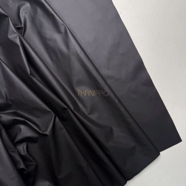 Ткань плащевая дюспо цвет черный, арт. PL2120-86