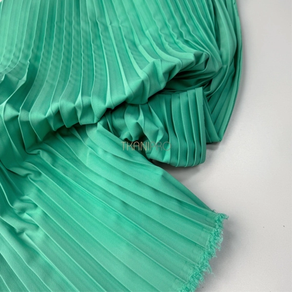 Плиссе параллельная складка 1-1 см, арт. PLS3110-58 цвет  аквамарин зеленый