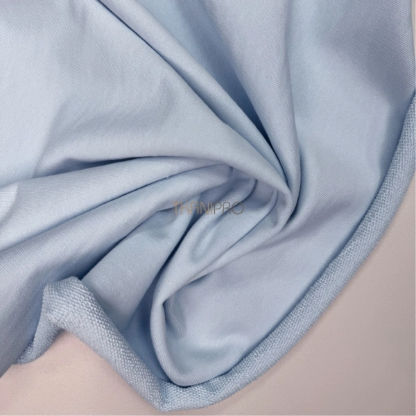 Футер 3 нитка петля хлопок цвет голубой, арт. DF2150-18