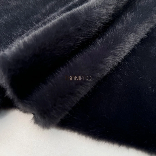 Норка искусственный мех, арт. ON1028-5 цвет синий чернильный