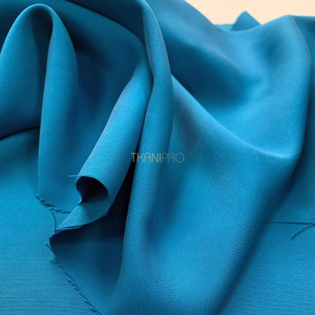 Ткань вискоза костюмная цвет лазурный, арт. BK1047-5