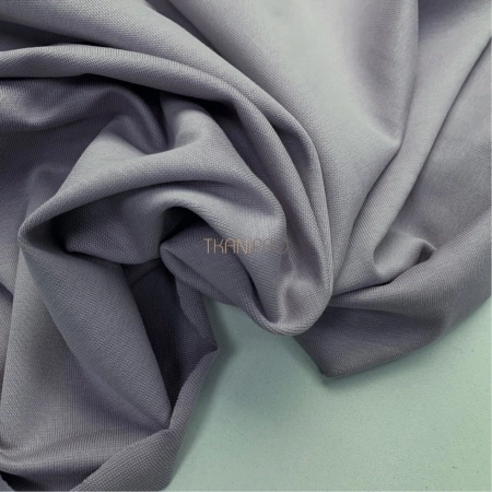 Трикотаж рибана, арт. DB5011-14 цвет серый лавандовый