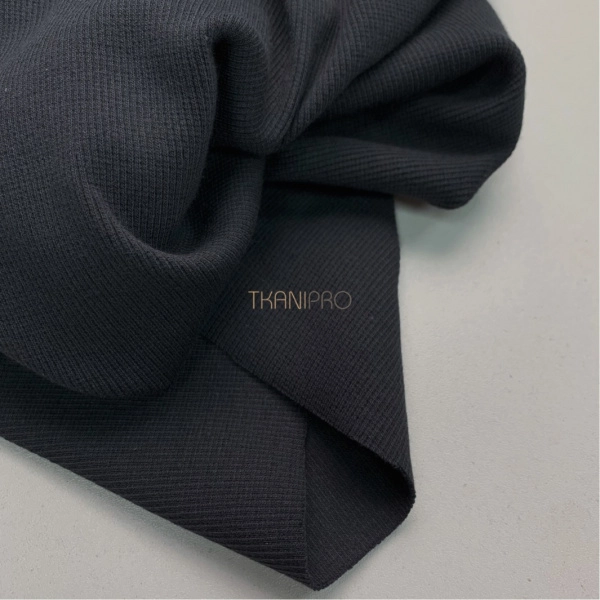 Трикотаж кашкорсе цвет серый антрацитовый, арт. DW1201-30