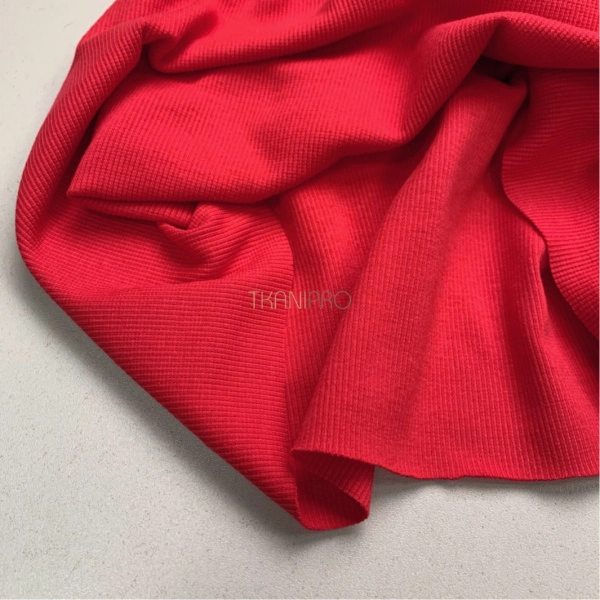 Трикотаж кашкорсе цвет красный, арт. DW1201-42