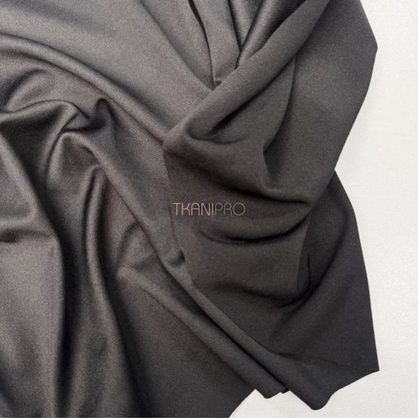 Холодное масло ткань цвет черный, арт. MD3009-3