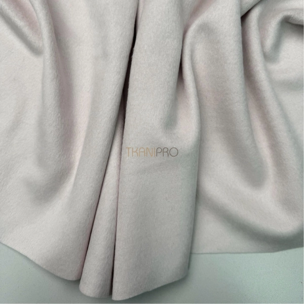 Пальтовая шерсть с ворсом цвет молочный лунный, арт. IKC3210-1