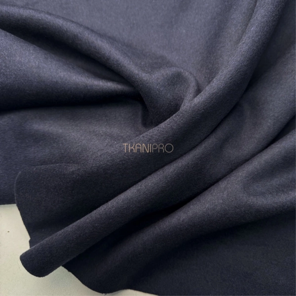 Шерсть пальтовая цвет синий, арт. IKC3029-1