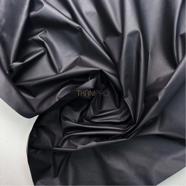 Ткань плащевая дюспо цвет черный, арт. PL2120-86