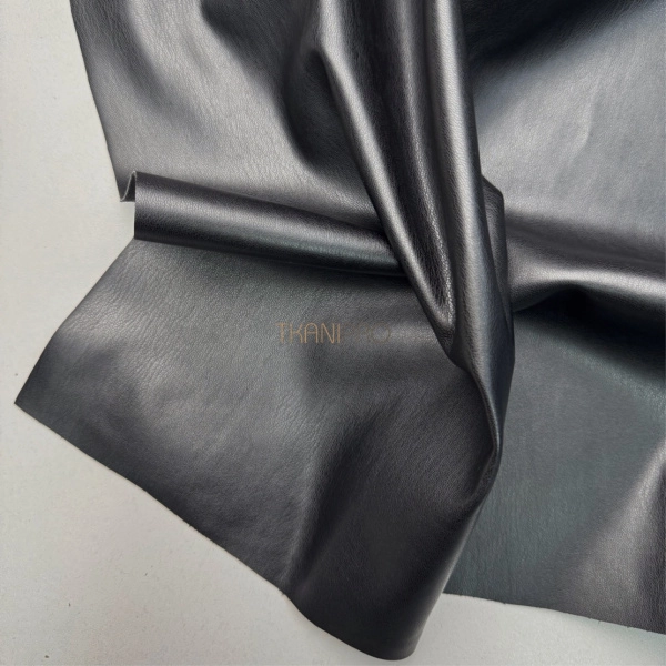 Искусственная кожа на замше цвет черный, арт. OW1941-1