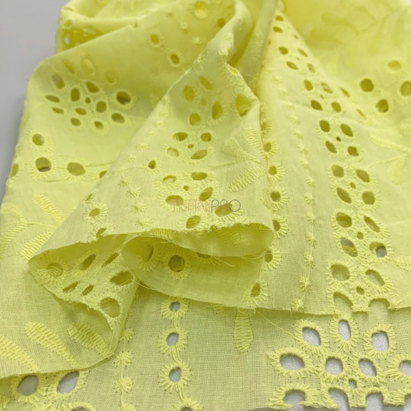 Хлопковое шитье, арт. QS2049-3 цвет желтый