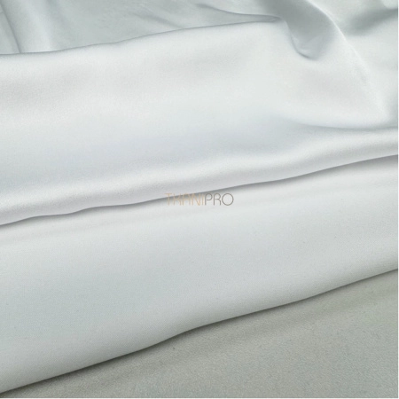 Шелк искусственный цвет белый, арт. S2142-11