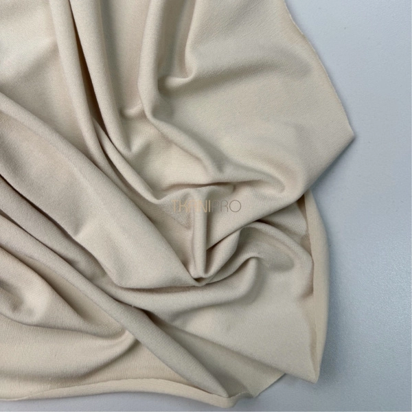 Трикотаж масло стрейч цвет бежевый, арт. MD2028-3