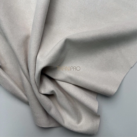 Замша на скубе цвет бежевый, арт. M1344-3