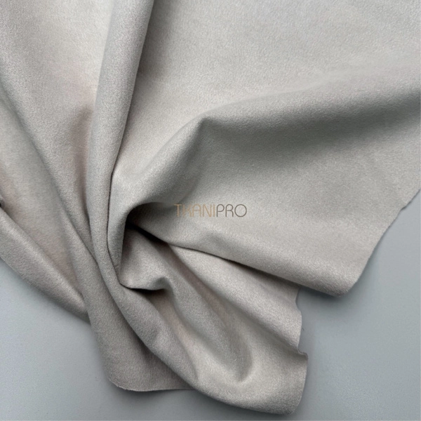 Замша на скубе цвет бежевый, арт. M1344-3