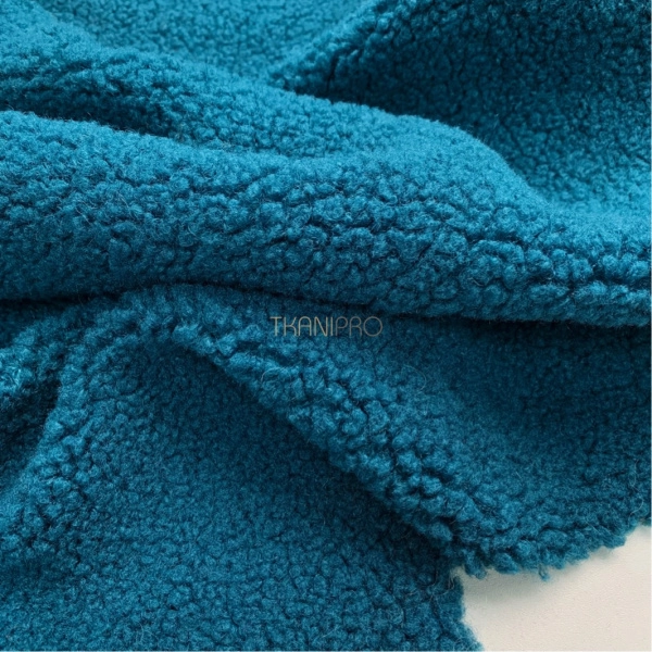 Мех барашек цвет морская волна, арт. WF3040-49