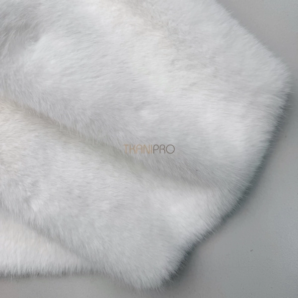 Норка искусственный мех цвет белый, арт. ON1028-19