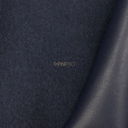 Искусственная кожа на флисе, арт. OW1852-3 цвет синий