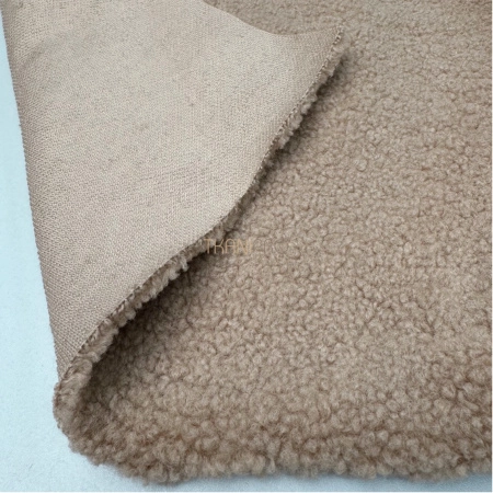 Мех Барашек цвет бежевый, арт. WF3040-12