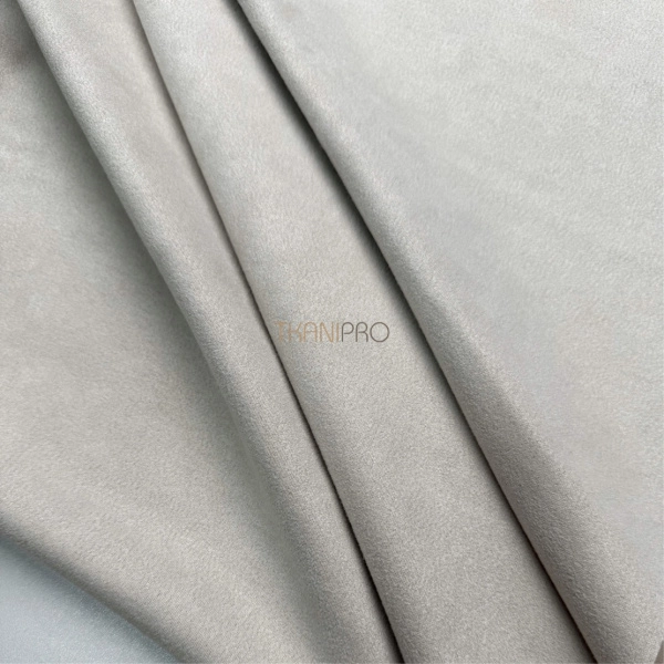 Замша на скубе цвет бежевый, арт. M1344-3