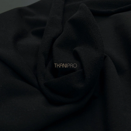 Футер 2 нитка петля цвет черный, арт. DF3710-1