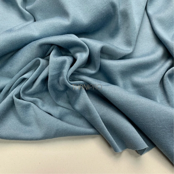 Трикотаж вискоза с эластаном, арт. TM3122-5 цвет голубой