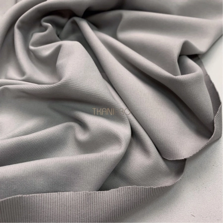 Трикотаж в рубчик цвет серый, арт. TM2112-4