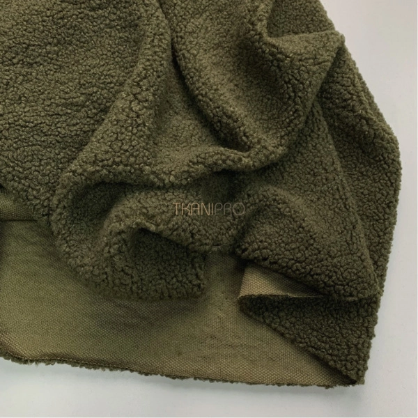 Мех барашек цвет хаки, арт. WF3040-58