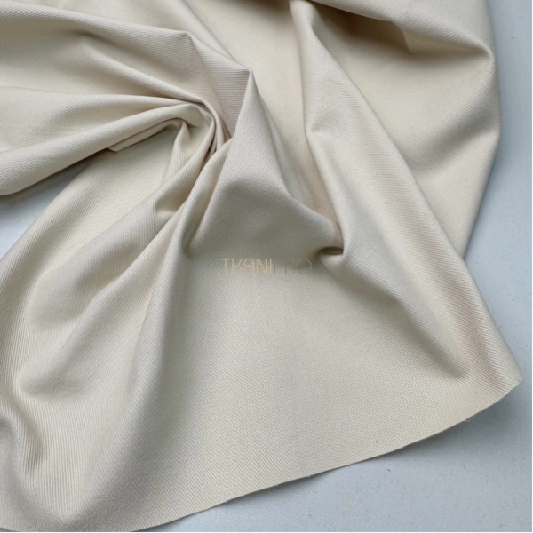 Хлопок твил стрейч цвет бежевый, арт. IKM4002-3