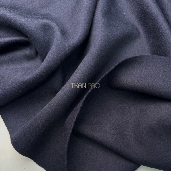 Шерсть пальтовая цвет синий, арт. IKC3029-1