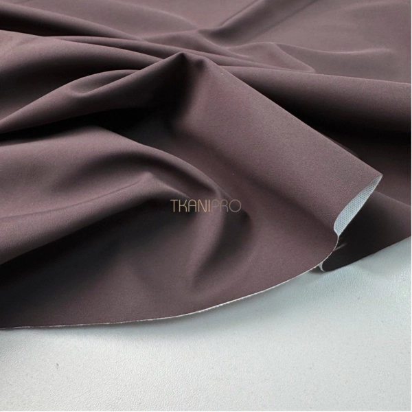 Плащевая ткань пич бондинг, арт. PL3232-108 цвет коричневый