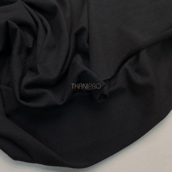 Трикотаж вискоза черная, арт. DK2001-1