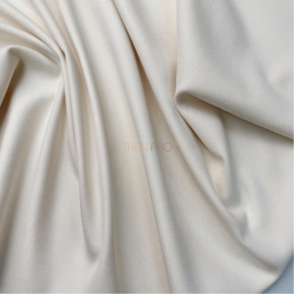 Костюмная плотная ткань цвет кремовый, арт. KD1978-2