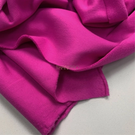 Ткань футер 3-х нитка с начесом, арт. DF2060-3 цвет фуксия