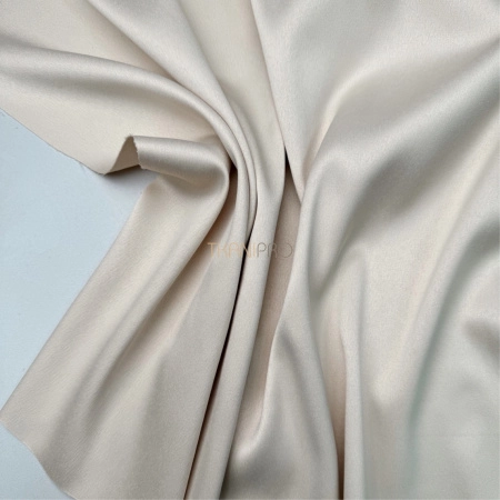 Атлас плотный цвет бежевый, арт. A2088-2