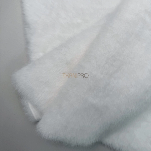 Норка искусственный мех цвет белый, арт. ON1028-19