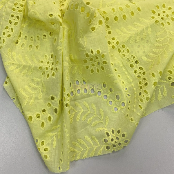 Хлопковое шитье, арт. QS2049-3 цвет желтый