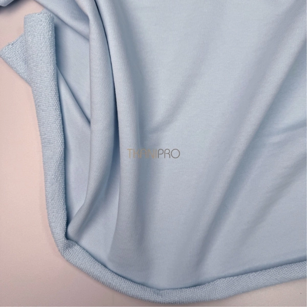 Футер 3 нитка петля хлопок цвет голубой, арт. DF2150-18