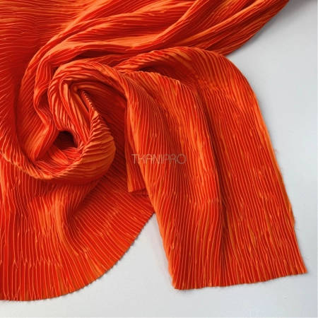 Плиссе жатка, арт. PLS1904-19 цвет оранжевый