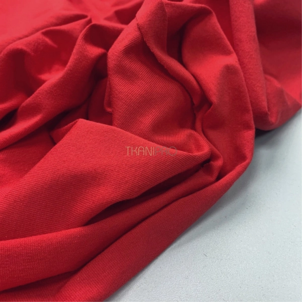 Трикотаж кулирная гладь, арт. DK3551-22 цвет красный