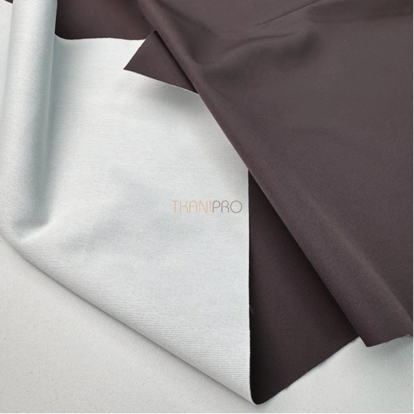 Плащевая ткань пич бондинг, арт. PL3232-108 цвет коричневый