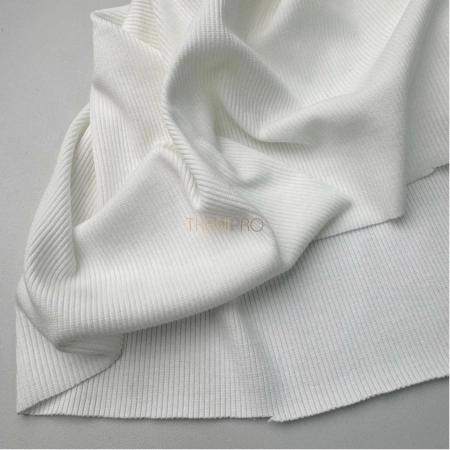 Трикотаж Кашкорсе с вискозой цвет молочный, арт. DW1967-1