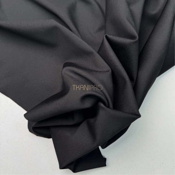 Ткань бифлекс матовый черный, арт. BF5401-5