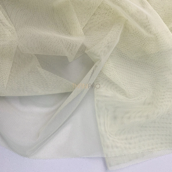 Эластичная сетка цвет бежевый айвори, арт. SS2400-7