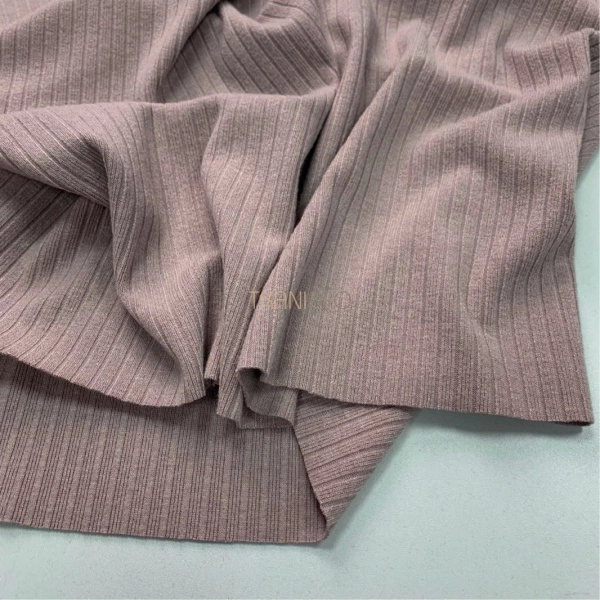 Ткань лапша трикотажная розовая, арт. WD4081-12