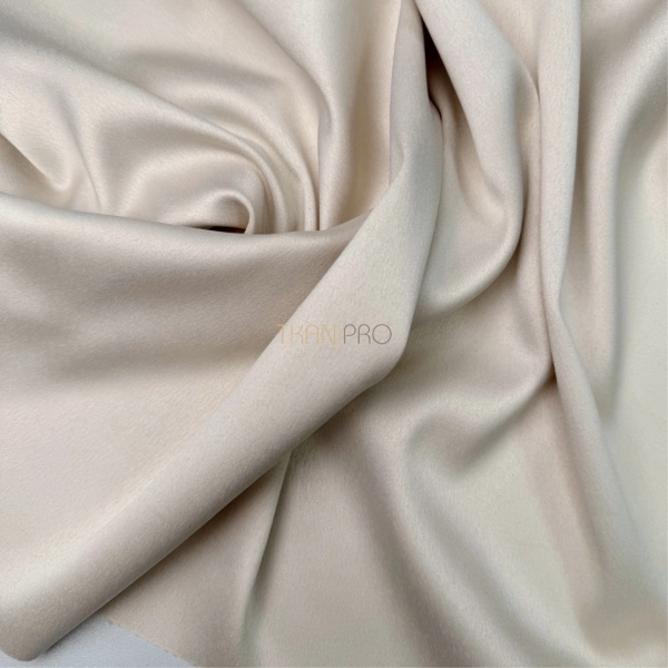 Атлас плотный цвет бежевый, арт. A2088-2