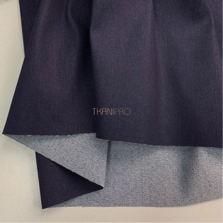 Деним плотный стрейч, арт. JL5001-2 цвет чернильный